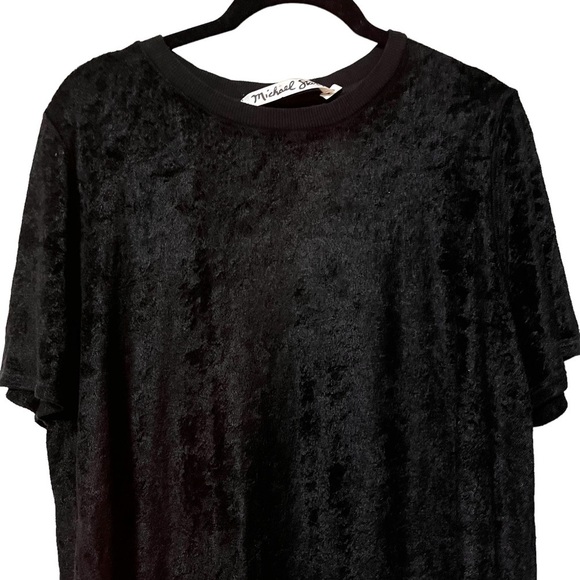 3/$30 MICHAEL STARS VELOUR T-SHIRT CREW NECK RELAXED FIT SHORT SLEEVE SZ M - Picture 6 of 10